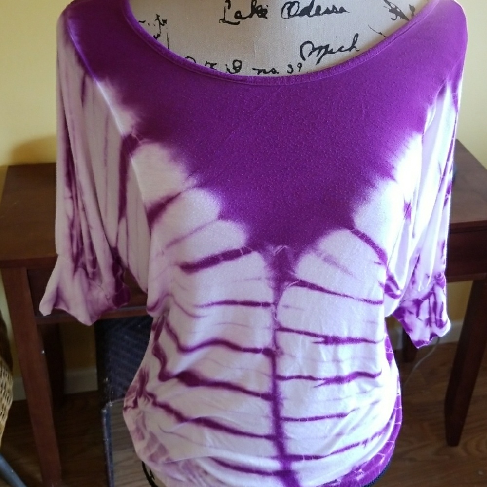 Charlotte Russe purple top - Picture 3 of 8